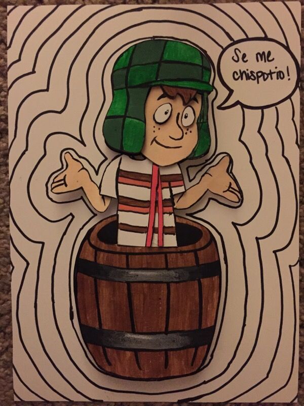 El chavo center pieces and party decor