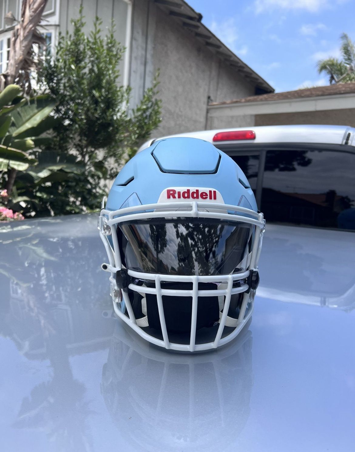 Used selling Riddell football helmet