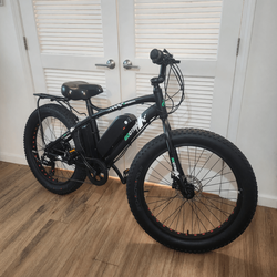 Ecotric FAT26S9OOUSB-MB Electric Bike – Like New, 500W, 26in Fat Tires - Tarpon Springs, FL