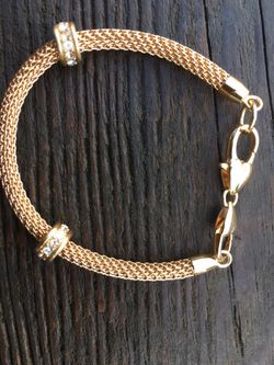 Gold plated bracelet