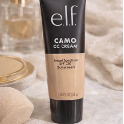 NWT e.l.f. Camo CC Cream SPF 30 • Full Coverage Foundation • 1.05 oz