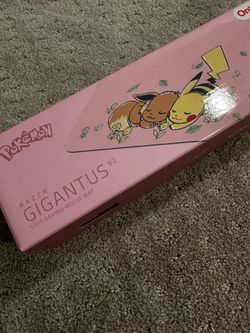 Pikachu Eevee mousepad by Razer