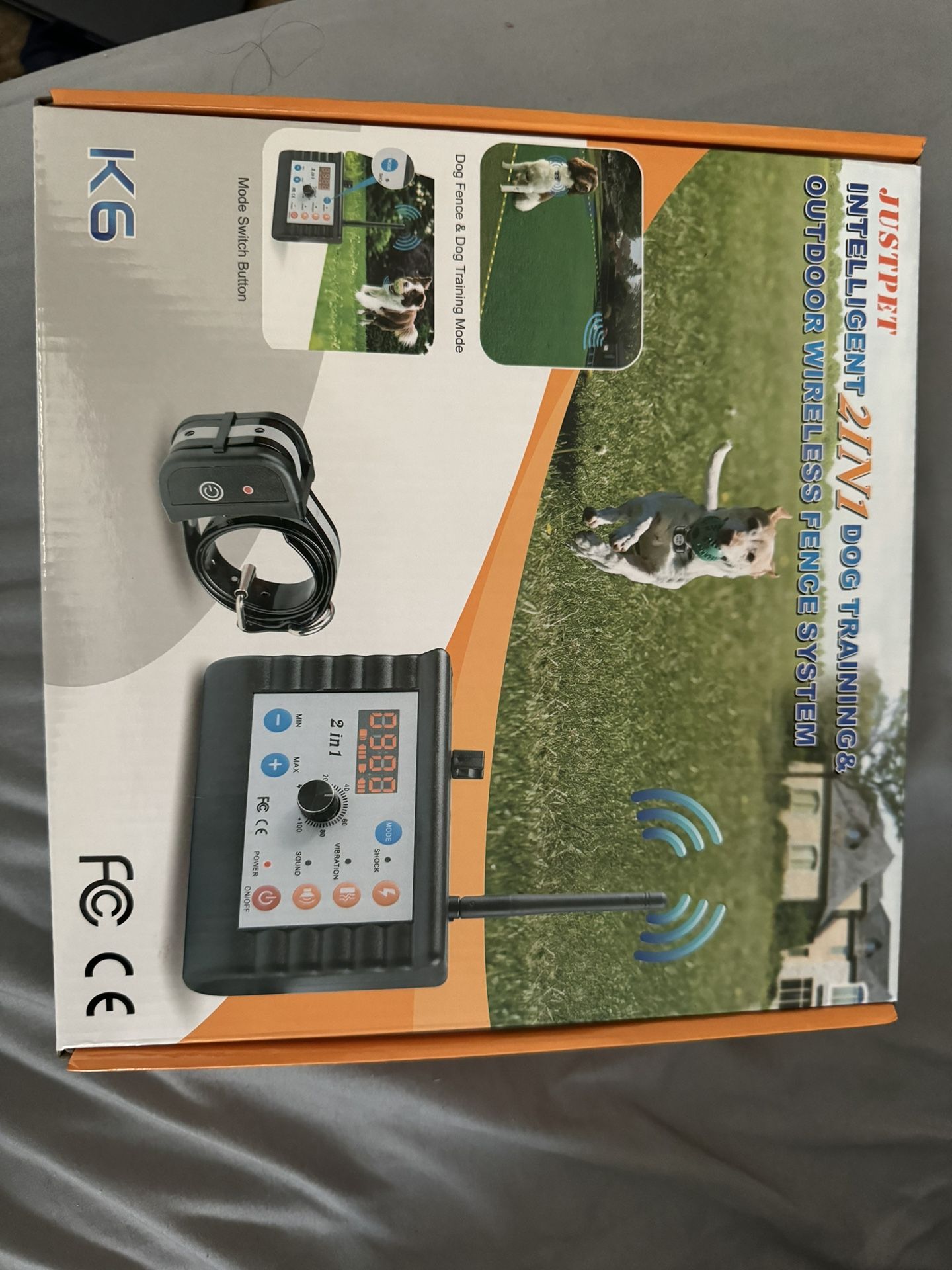 Just Pet Intelligent 2 IN 1 Dog Training & Outdoor Wireless Fence System