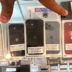 Apple iPhone 12 64GB -256GB Blue Unlocked for All Carrier Pro With Tmobile 13 and 11 Gen 12 Mobile ATT Max Verizon Straight Metro 16 spectrum 15 