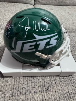 JOE KLECKO SIGNED Autograph NEW YORK JETS MINI SIZE HELMET w/JSA Coa HOF 23