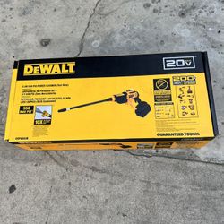 DEWALT 20-Volt 550 PSI, 1.0 GPM Cold Water Cordless Electric Power Cleaner with 4 Nozzles (Tool-Only)