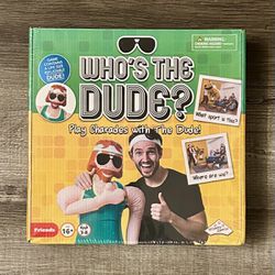 Who’s The Dude? Box Game Inflatable Life Size Dude New Sealed Box SHIPPING ONLY  
