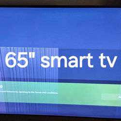 65" Smart TV, Works But Has Fine Lines On Part Of The Screen