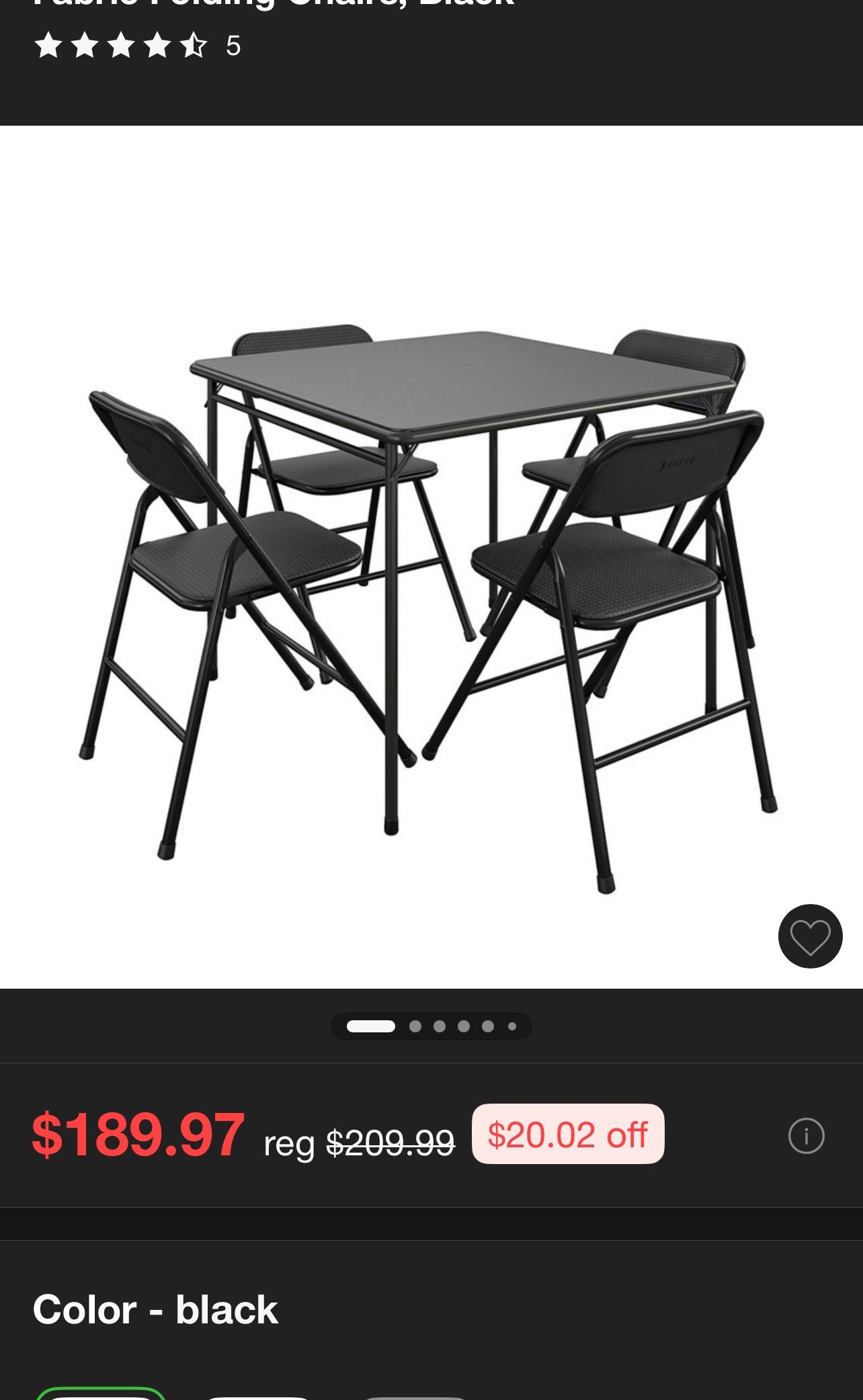 Card Table And Chairs 