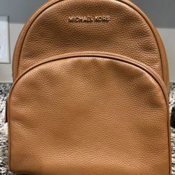 Michael Kors Leather Backpack 