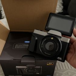 4K Digital Camera for Photography with WiFi 64MP Auto-Focus Vlogging Camera for YouTube Video 3'' 180° Flip Screen 4K Cameras 16X Zoom Anti-Shake Comp