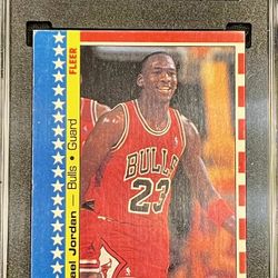  1987 Fleer Michael Jordan, Sticker SGC 5, 2nd Year, Beautiful Card, GOAT, HOF🔥 At Toy Madness Now! 