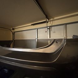 2017 Nissan Rogue Back Bumper Gray Metallic Painted