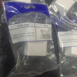 Lot Of 10 1 Port Surface Mount Box For Data Jack