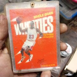 Michael Jordan Wheaties Card 