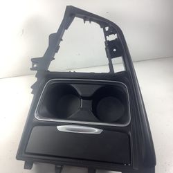 2012-18 BMW F30 328i 335i Center Console Cup Holder Ashtray Shifter Cover