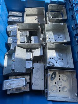 Lot of (50+) Steel City Electrical Boxes