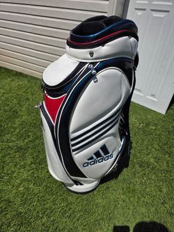 Adidas Premium Staff Golf Cart Bag – Red, White & Blue– Excellent Condition