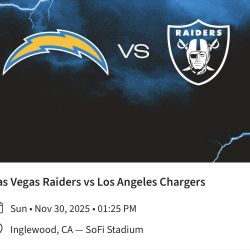 Season Ticket Holder 2 Tickets Available $180