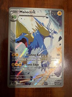 Pokemon Manectric 89/84 Pitch Black Full Art Illustration Rare Holo NM