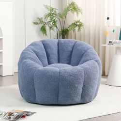 Bean Bag Chair, Bean Bag Sofa Chair with Armrests Stuffed High-Density Foam, Lazy Sofa Comfy Chairs BeanBag Chair for Adults in Living Room,Bedroom Re