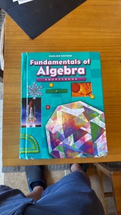 Fundamentals of algebra textbook