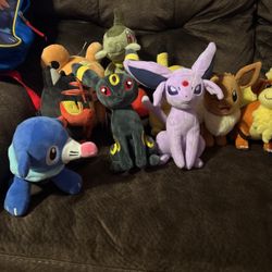 Pokémon Plushies 