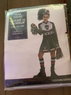 Emo cheerleader size 12-14