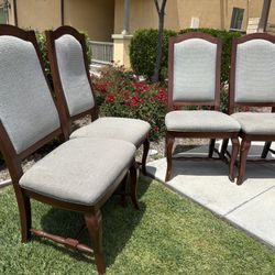 FourSolid  Wood Chairs