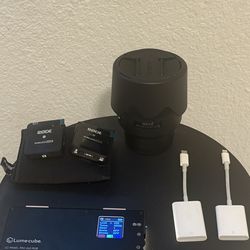 Camera Lens, Lumecube + SD Readers