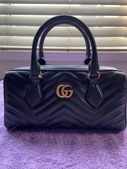 Gucci Marmont Top Handle Boston Bag
