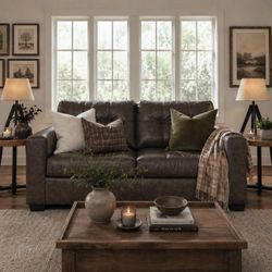 Sleeper Sofa Faux Leather