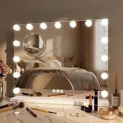 Vanity mirror with lights