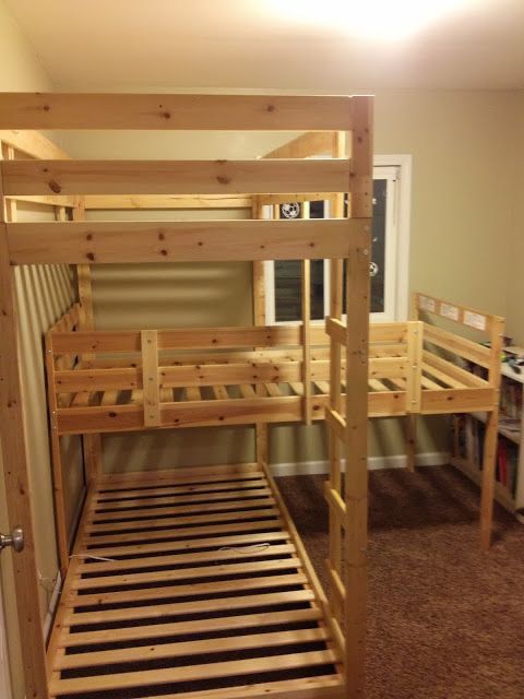 Triple bed - IKEA hacked