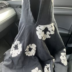 Denim Tears Black And White Hoodie