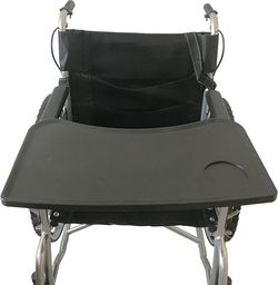 Wheelchair Tray, Detachable Wheelchair T Description able Removable Adult,Mobility Accessory Attachment Cup Holder Durable,