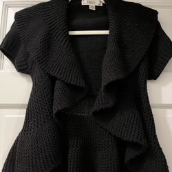 vintage black size S open front Cardigan 