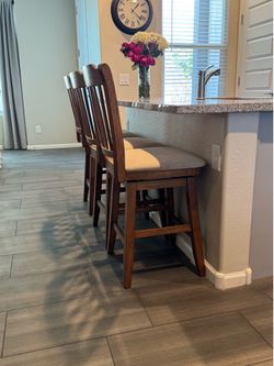 Set of 3 Swivel Counter Stools $250 OBO