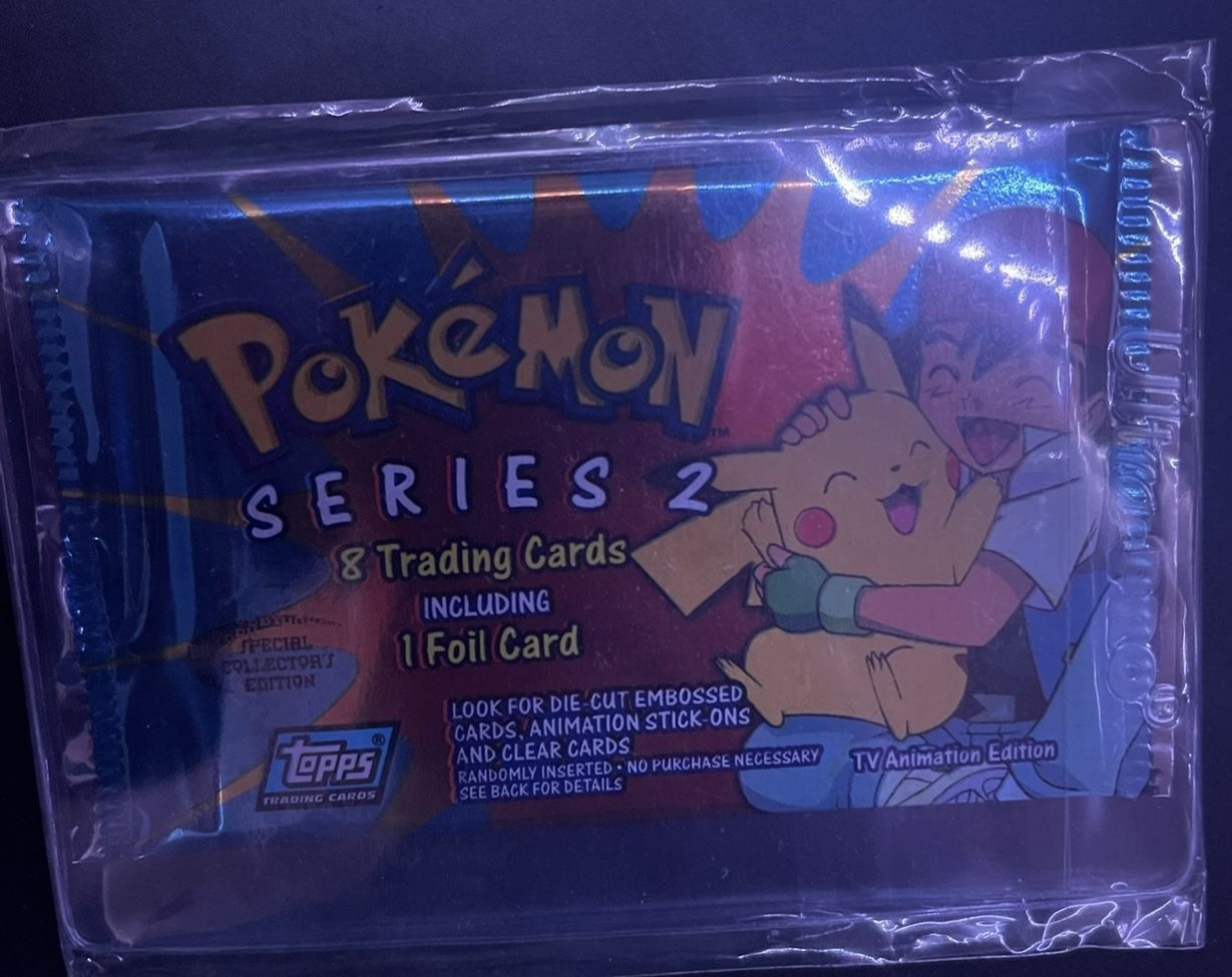 2000 Pokemon Topps TV Animation Series 2 Booster Pack 1 Single Pack,All Products : American Fashion Style Bags On Sale