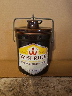 Vintage cheese jar