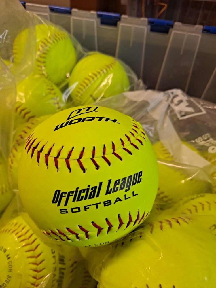 Official  League Soft Balls.$1 Each