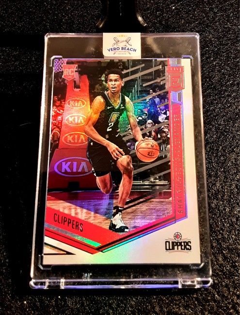 Shai Gilgeous Alexander 2018-19 Panini Elite refractor RC! OKLAHOMA CITY THUNDER NBA