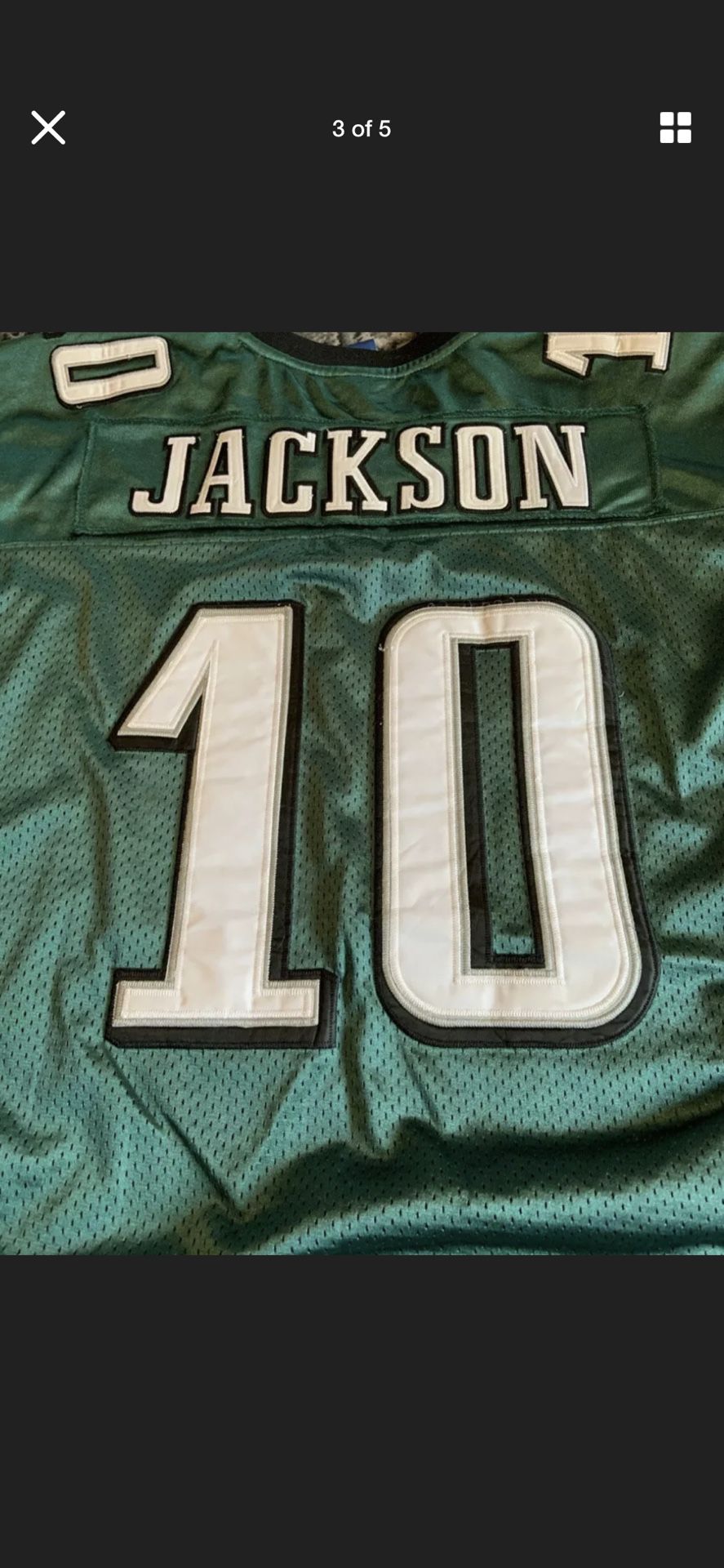 Desean Jackson stitched size 52 jersey