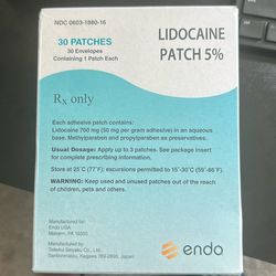 Lidocaine patch 5% (30 count)