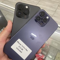 14 Pro Max Unlocked. Cash Or $10 Down W Approval 