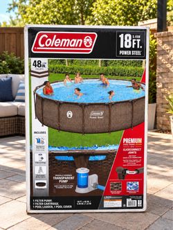 Coleman Power Steel 18ft Above Ground Pool Set