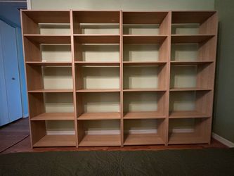Set of 4 Mint Condition IKEA Bookcase Shelf