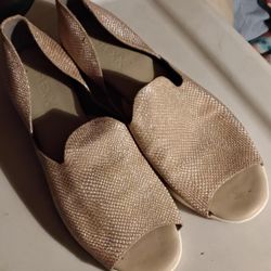 The FLEXX Sonny Wedge Pump, size 10, Cloud/Ariel