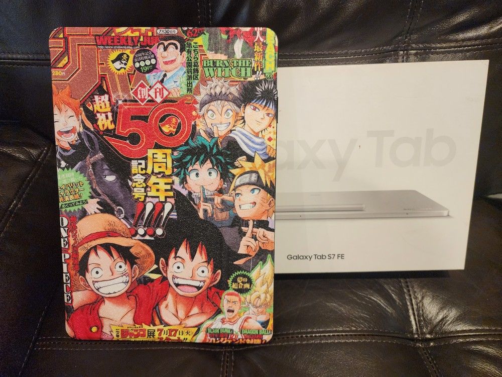 Samsung Tab S7 FE Custom Made Japanese Animation Cover Large 12.4" Paper feel Tablet