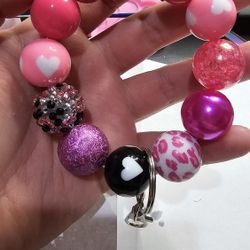 Pink Bubblegum Wristlet